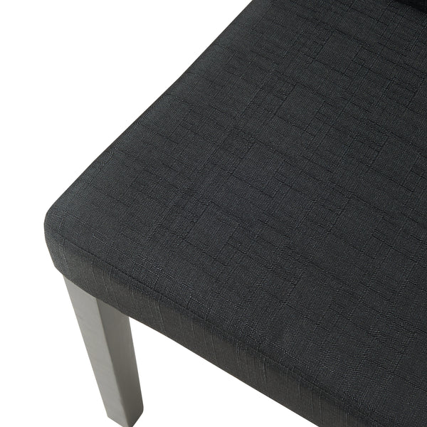 Conjunto de sillas de comedor Hamburgo textil [en.casa]