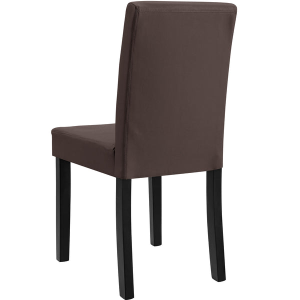 Silla de comedor Hamburgo juego de 6 piezas cuero sintético [en.casa]