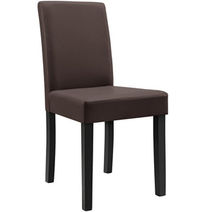 Silla de comedor Hamburgo juego de 6 piezas cuero sintético [en.casa]