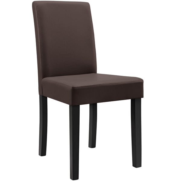 Silla de comedor Hamburgo juego de 6 piezas cuero sintético [en.casa]