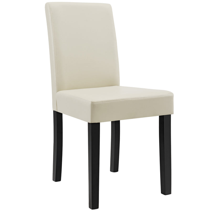 Esquema acotado Silla de comedor Hamburgo juego de 6 piezas cuero sintético [en.casa]