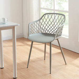Silla de comedor Kangasniemi juego de 2 en varios colores [en.casa]