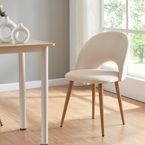 Juego de sillas de comedor Karijoki 77x50x55 cm [en.casa]