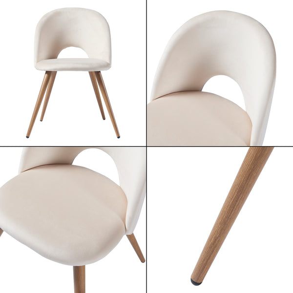 Juego de sillas de comedor Karijoki 77x50x55 cm [en.casa]