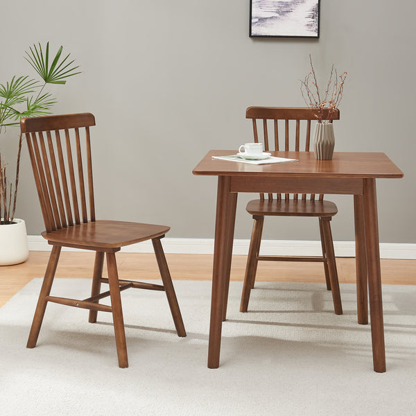 Silla de comedor Karmoy juego de 2 madera [en.casa]