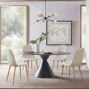 Silla de comedor Köfering juego de 4 [en.casa]