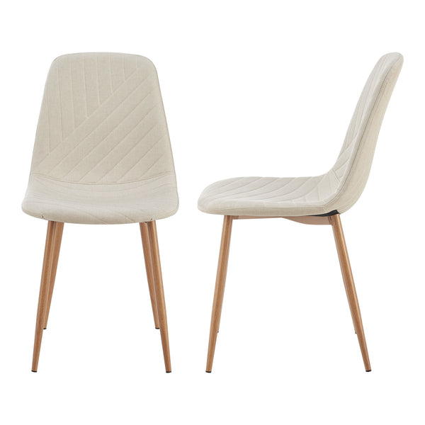 Silla de comedor Köfering juego de 4 [en.casa]