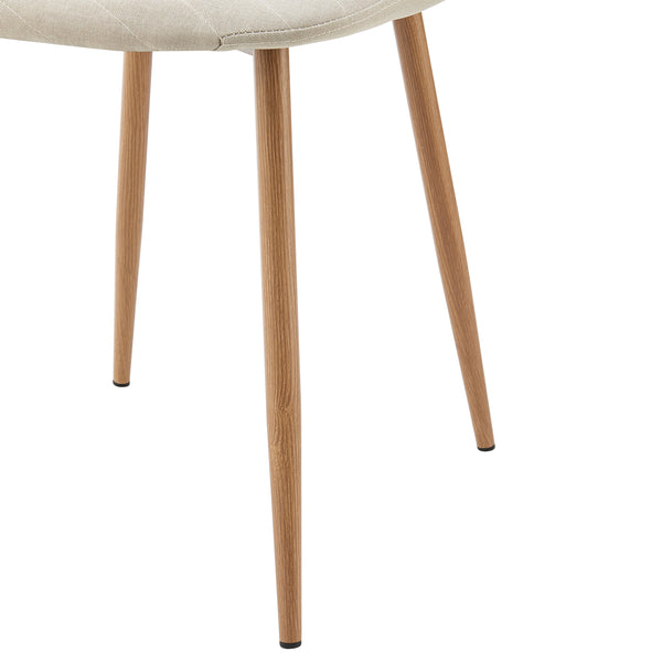 Silla de comedor Köfering juego de 4 [en.casa]