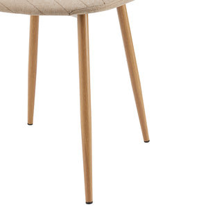 Silla de comedor Köfering juego de 4 [en.casa]