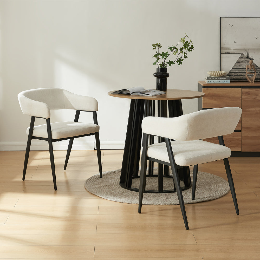 Silla de comedor Kohlmand Set [en.casa]