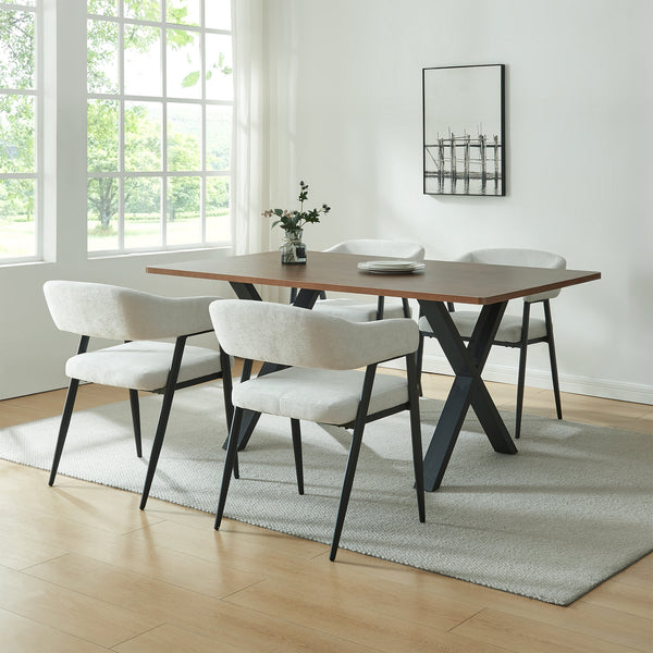 Silla de comedor Kohlmand Set [en.casa]