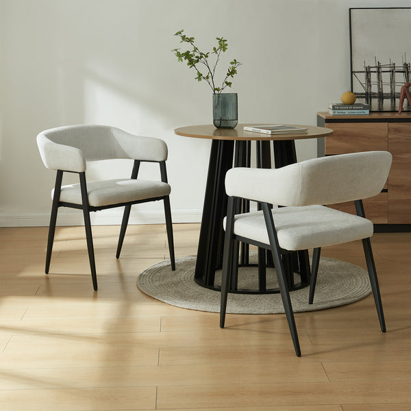 Silla de comedor Kohlmand Set [en.casa]