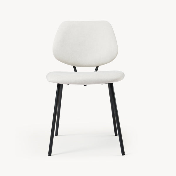 Juego de 2/4/6 sillas de comedor Köma tela acero 78x49x55cm [en.casa]