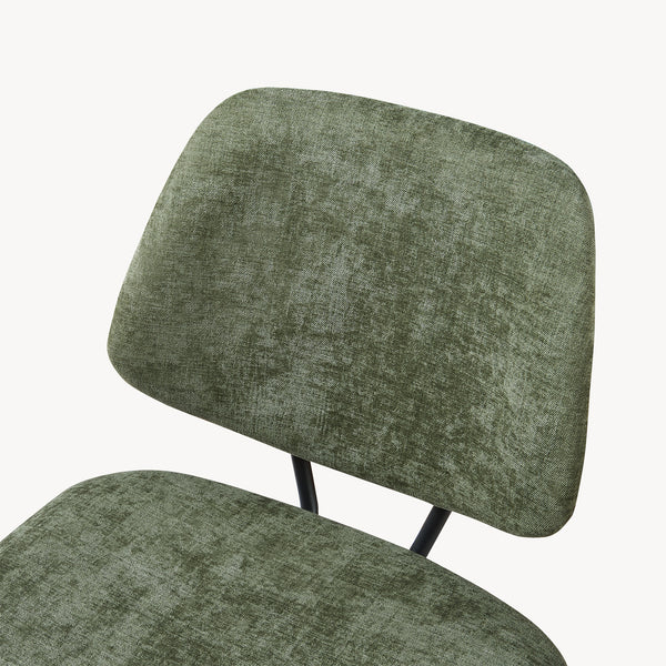 Juego de 2/4/6 sillas de comedor Köma tela acero 78x49x55cm [en.casa]