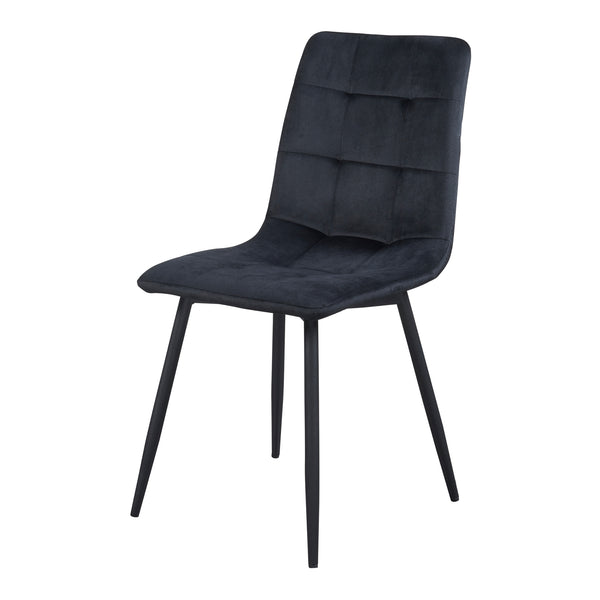 Juego de 2 sillas de comedor Lexnitz terciopelo y metal 89x44x45cm - En diferentes colores [en.casa]