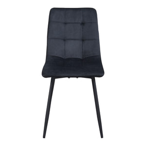 Juego de 2 sillas de comedor Lexnitz terciopelo y metal 89x44x45cm - En diferentes colores [en.casa]