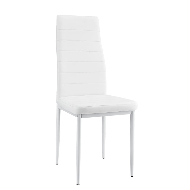 Esquema acotado Silla de comedor juego de 6 para sala de estar y comedor en.casa