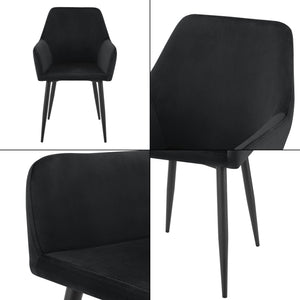 Conjunto de sillas de comedor Hollola [en.casa]