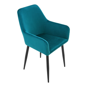 Conjunto de sillas de comedor Hollola [en.casa]