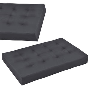Cojín para respaldo Cojín de esquina Cojín para asiento para sofá de palets euro Cojines para palets Almohadilla para interior/exterior Almohadón Muebles + palet [en.casa]