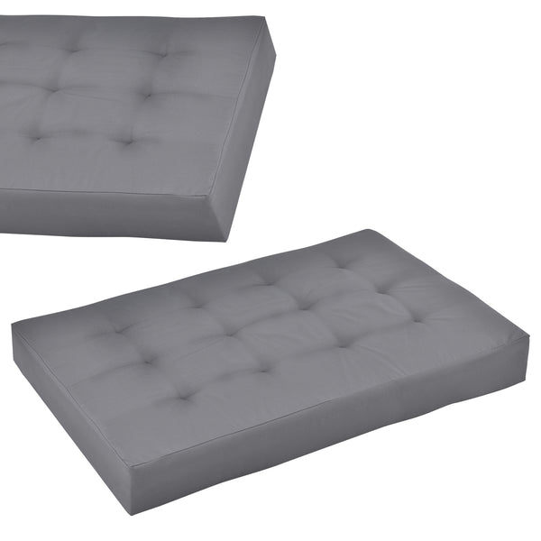 Cojín para respaldo Cojín de esquina Cojín para asiento para sofá de palets euro Cojines para palets Almohadilla para interior/exterior Almohadón Muebles + palet [en.casa]