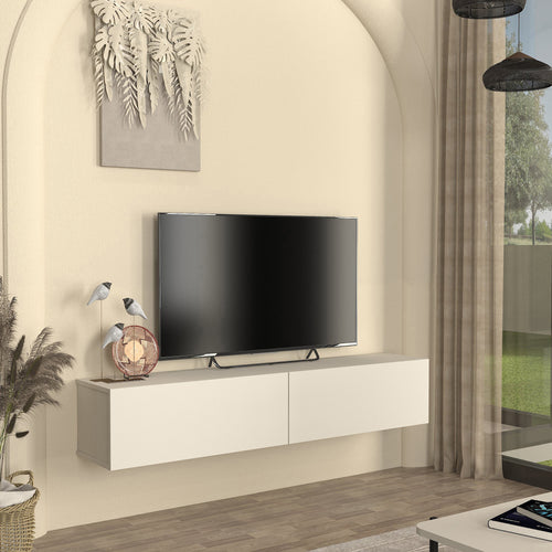 Mueble bajo de TV colgante Nolven [en.casa]