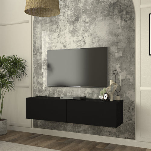 Mueble bajo de TV colgante Nolven [en.casa]