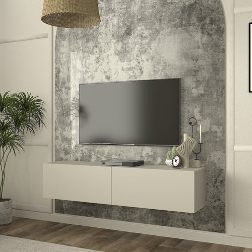 Mueble bajo de TV colgante Nolven [en.casa]