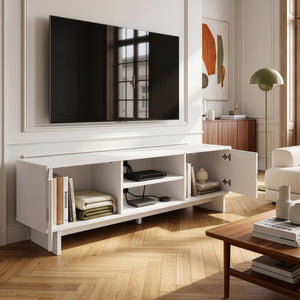 Mueble de televisión Katanshumn con 2 puertas 150x39x45 cm [en.casa]