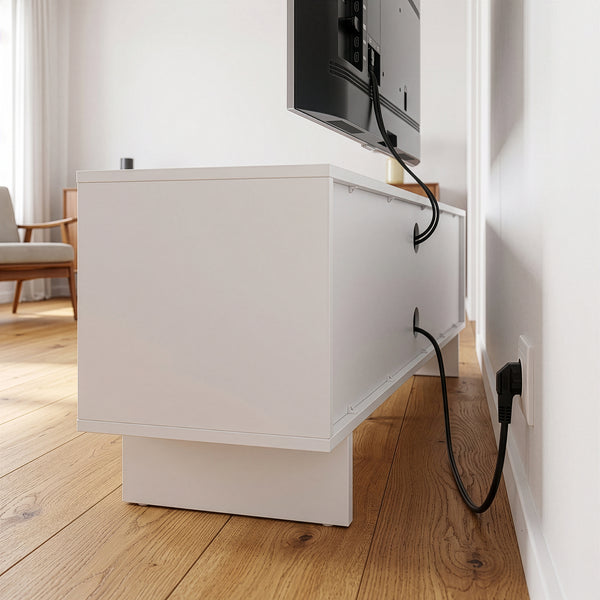Mueble de televisión Katanshumn con 2 puertas 150x39x45 cm [en.casa]