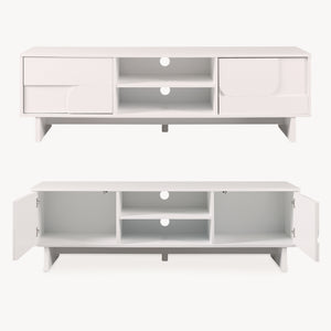 Mueble de televisión Katanshumn con 2 puertas 150x39x45 cm [en.casa]