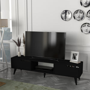 Mueble de televisión Kullila 160x35x40 cm [en.casa]