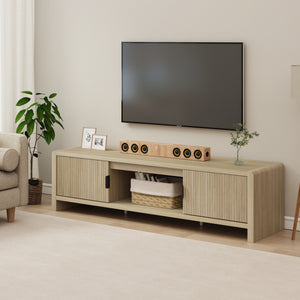 Mueble de televisión Lukkodso 150x40x40 cm [en.casa]