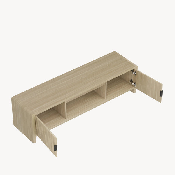 Mueble de televisión Lukkodso 150x40x40 cm [en.casa]
