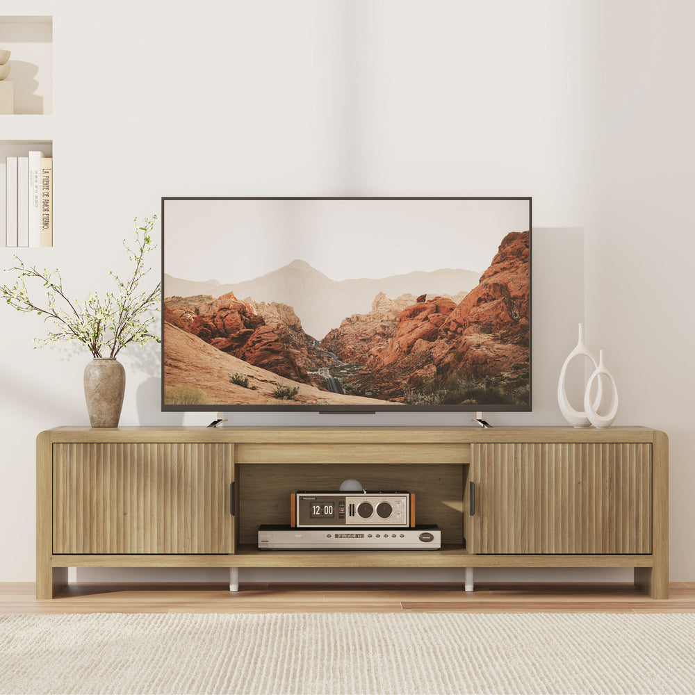 Mueble de televisión Lukkodso 150x40x40 cm [en.casa]