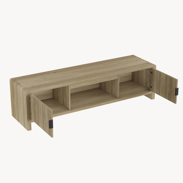Mueble de televisión Lukkodso 150x40x40 cm [en.casa]