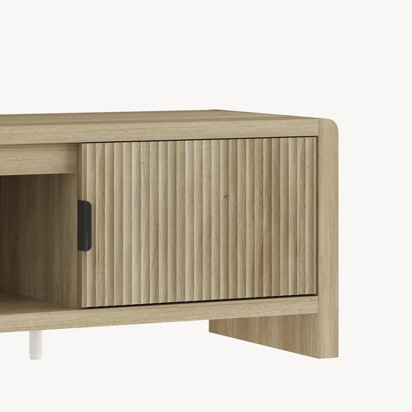 Mueble de televisión Lukkodso 150x40x40 cm [en.casa]