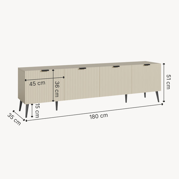 Mueble de televisión Nand [en.casa]