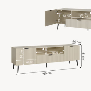 Mueble de televisión Nand [en.casa]