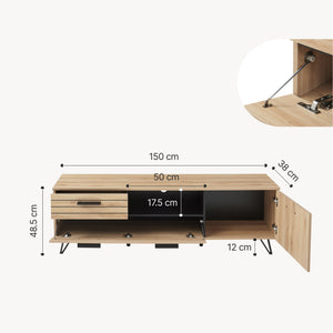 Mueble de televisión con tacos [en.casa]