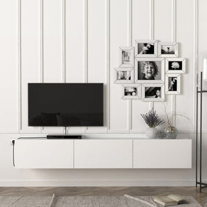 Mueble de televisión Vihti 180x31x29,5cm en varios colores [en.casa]