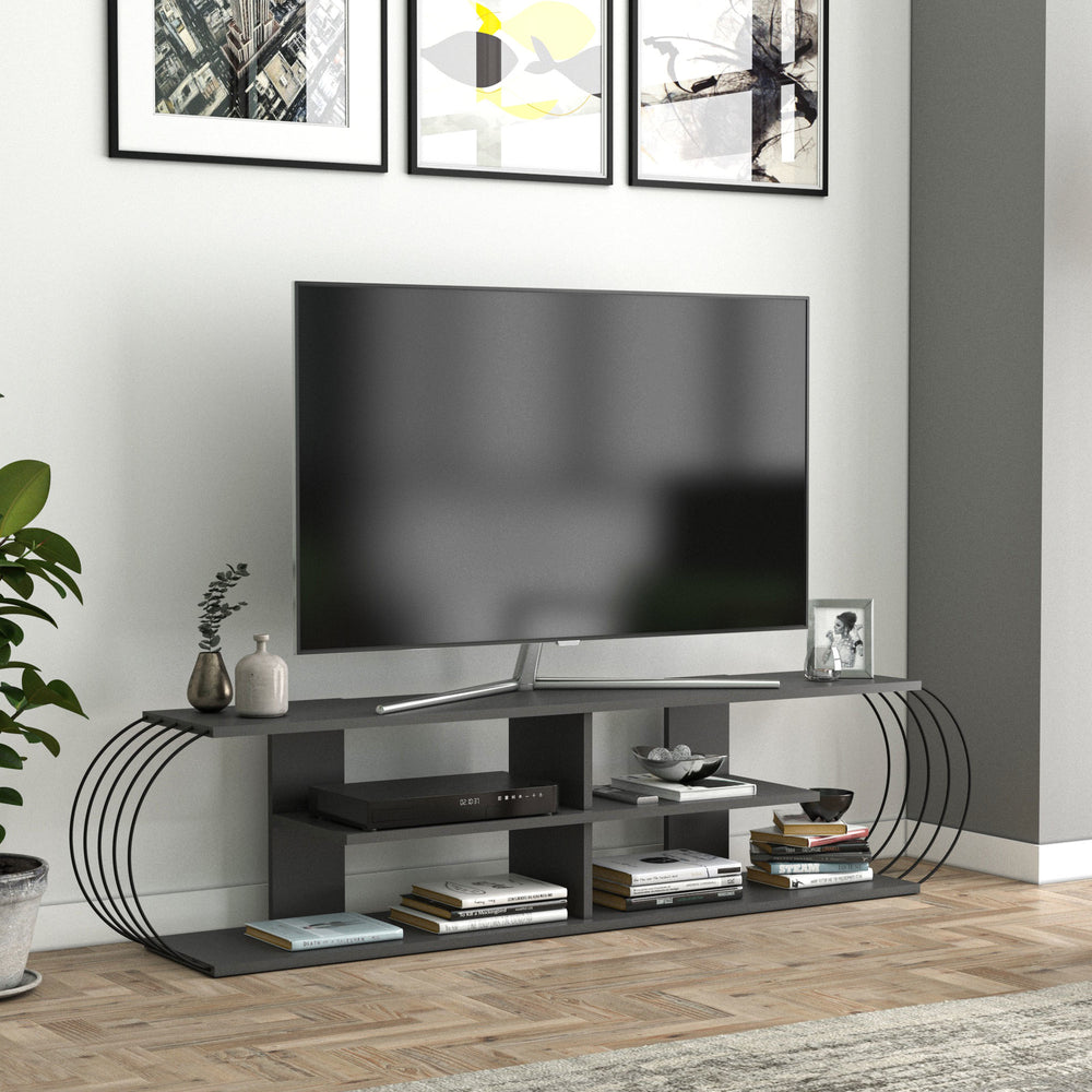 Mesa de televisión Robertsfors 180/172/160cm en varios colores [en.casa]