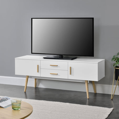 Mesa de televisión Alavus 140x40x56 cm varios colores en.casa