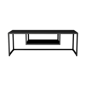 Mesa de televisión Isokyrö metal 120x40x40 cm [en.casa]