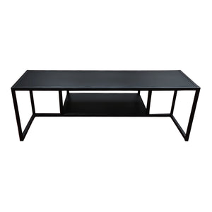 Mesa de televisión Isokyrö metal 120x40x40 cm [en.casa]