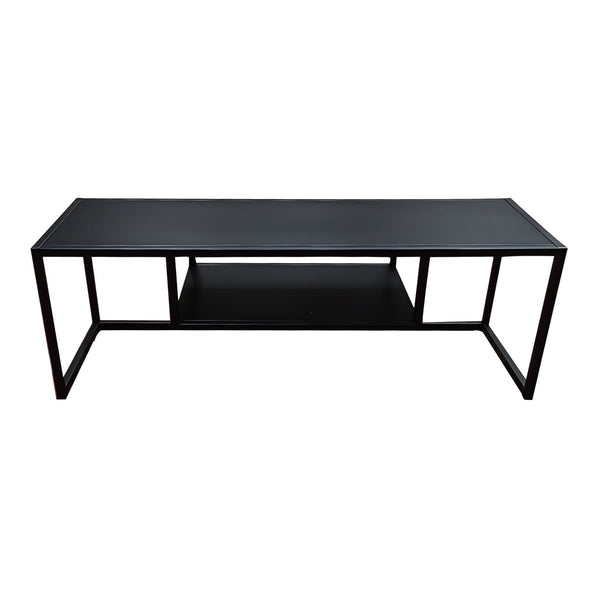Mesa de televisión Isokyrö metal 120x40x40 cm [en.casa]
