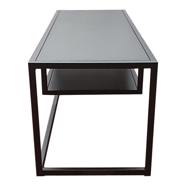 Mesa de televisión Isokyrö metal 120x40x40 cm [en.casa]