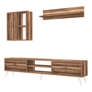 Set de mesa para televisión Leka de 3 piezas en varios colores [en.casa]