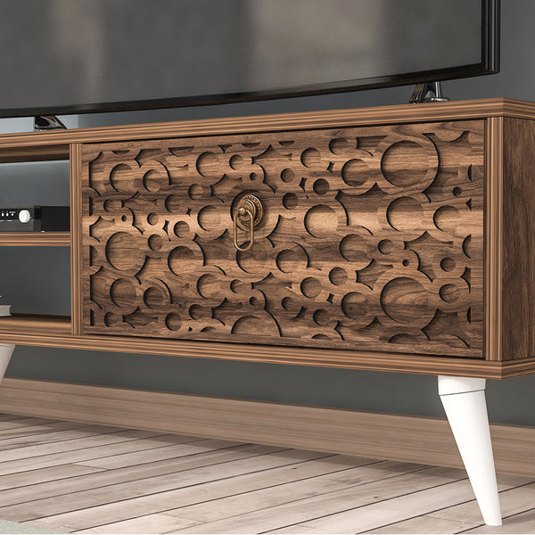 Set de mesa para televisión Leka de 3 piezas en varios colores [en.casa]
