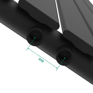 Radiador de diseño Nore Negro 160x45cm Monocapa 790W [neu.haus]